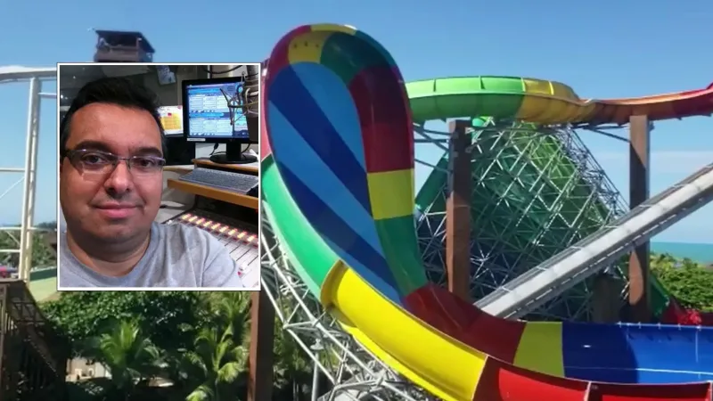 Rádio Cerrado FM - PI — “Irresponsabilidade”, diz viúva de homem que morreu em toboágua A viúva do radialista Ricardo José Hilário Silva, morto ao cair em um brinquedo do Beach Park, na segunda-feira (16), afirmou ao Fantástico que a tragédia na Grande Fortaleza “não foi uma fatalidade”. “Uma tremenda irresponsabilidade, uma falta de segurança”, disse Luciane Cristina da Silva. Ela estava com a filha do casal, uma menina de 8 anos, quando o acidente aconteceu. Luciane contou que ela, o marido e a filha esperavam juntos para descer na atração Vainkará. No entanto, Ricardo se separou delas porque foi convidado para ocupar o lugar que [&hellip;]